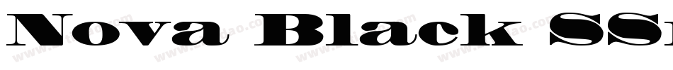 Nova Black SSi Black字体转换